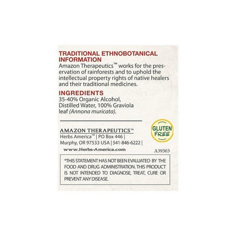 Amazon Therapeutic Laboratories, Graviola Tincture Organic, 2 Oz Amazon Therapeutic Laboratories