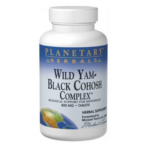 Planetary Herbals, Wild Yam-Black Cohosh Complex, 60 Tabs Planetary Herbals