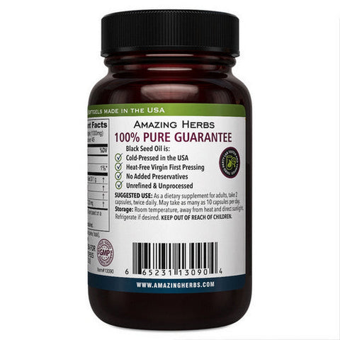 Amazing Herbs, Black Seed, 90 Softgels