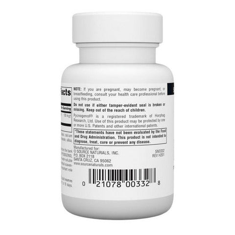 Source Naturals, Pycnogenol, 100 MG, 30 Tabs Source Naturals
