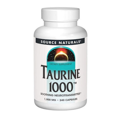 Source Naturals, Taurine, 1000 mg, 240 caps Source Naturals