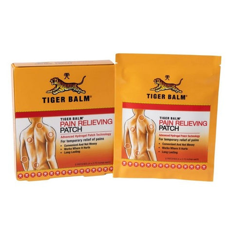 Tiger Balm, Pain Relieving Hydrogel Patch Larger Size, 4x2.75 inch, 5 Count