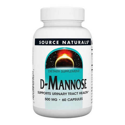 Source Naturals, D-Mannose, 500 Mg, 60 Caps Source Naturals