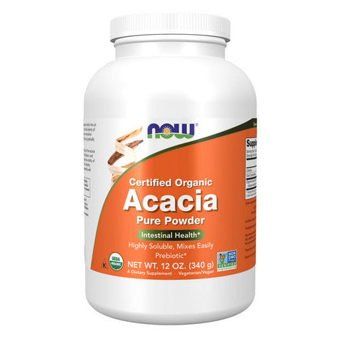 Now Foods, Acacia Fiber Organic Powder, 12 oz Now Foods