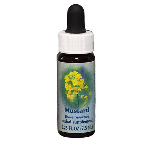 Flower Essence Services, Mustard Dropper, 0.25 oz Flower Essence Services