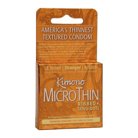 Mayer Laboratories, Kimono Textured Condoms, 3 CT Mayer Laboratories
