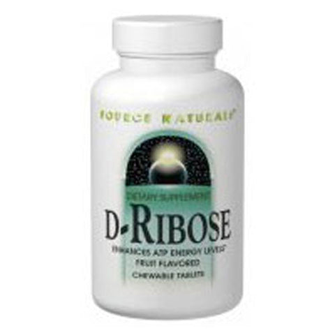 Source Naturals, D-Ribose, 1000 mg, 60 Tabs Source Naturals