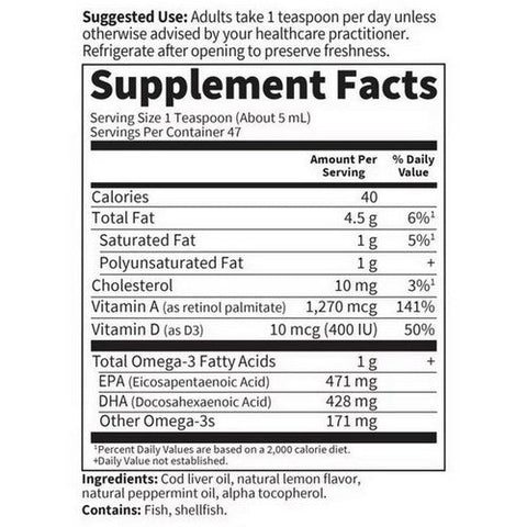 Garden of Life, Olde World Cod Liver Oil, 8 oz