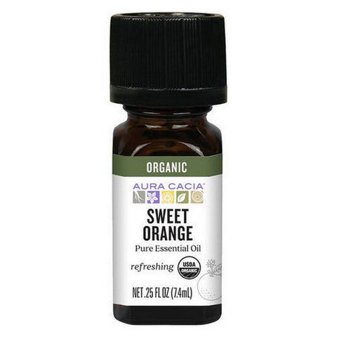 Aura Cacia, Essential Oil, Sweet Orange 0.25 oz Aura Cacia