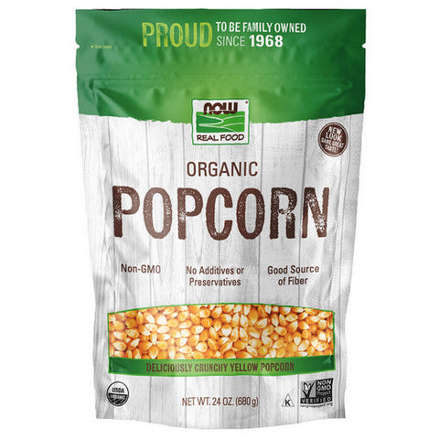 Now Foods, Popcorn Organic, 24 oz Now Foods