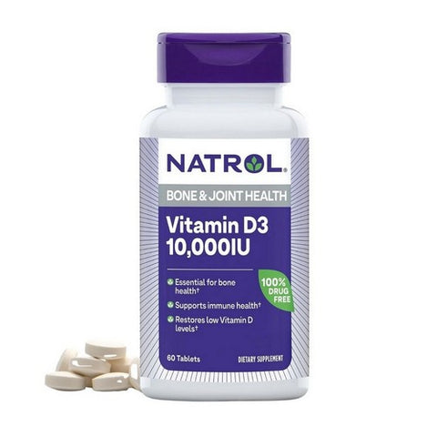 Natrol, Vitamin D3, 10,000 IU, 60 Tabs Natrol