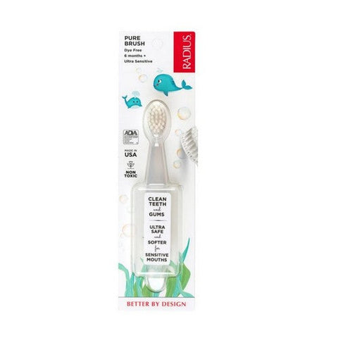 Radius, Toothbrush Baby 6 Plus Months Ultra Soft, 1 Count Radius