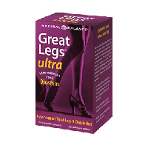 Natural Balance (Formerly known as Trimedica), Great Legs Vein Formula, Ultra 60 vcaps Natural Balance (Formerly known as Trimedica)