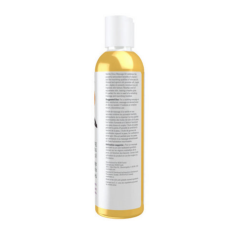 Now Foods, Refreshing Vanilla Citrus Massage Oil, 8 fl. Oz Now Foods