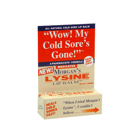 Morgans, Lysine Lip Balm Medicated, 0.17 oz Morgans