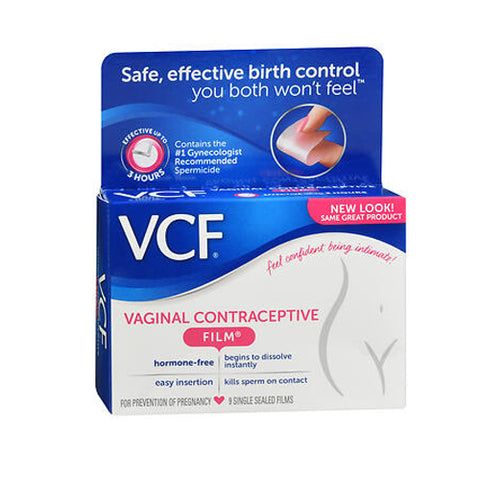 Vaginal Contraceptive Film 9 Count by Vcf