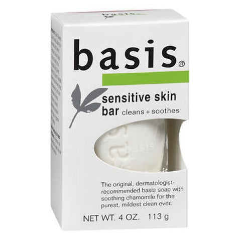 Basis, Sensitive Skin Bar, 4 Oz Basis