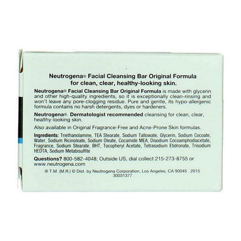 Neutrogena, Facial Bar Original Formula, 3.5 Oz Neutrogena