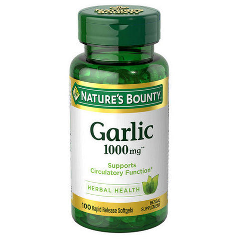 Nature's Bounty, Odorless Garlic, 1000 Mg, 100 Caps Nature's Bounty