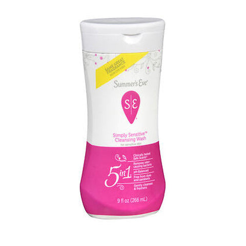Summers Eve, Feminine Wash Sensitive Skin Summers, 9 Oz Summers Eve