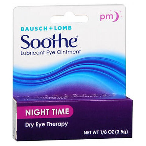 Bausch + Lomb, Bausch And Lomb Soothe Lubricant Eye Ointment Night Time, 0.13 oz Bausch + Lomb