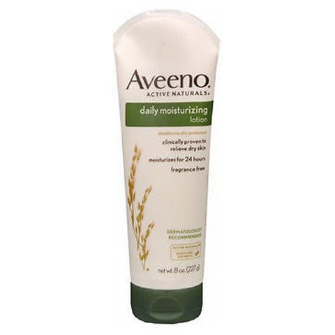Aveeno, Daily Moisturizing Body Lotion Fragrance Free, 8 Oz Aveeno
