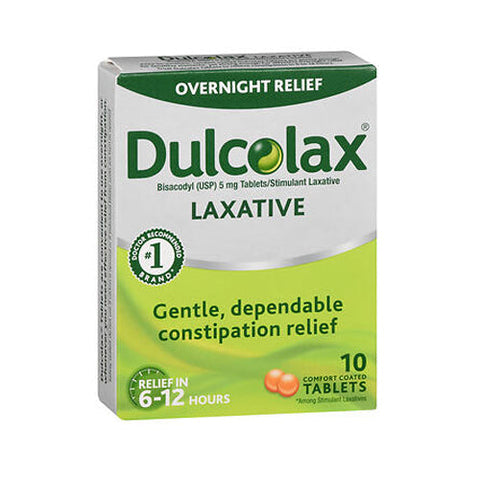 Dulcolax, Overnight Laxative Comfort Coated Tablets, 10 Count Dulcolax