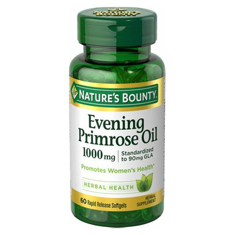 Nature's Bounty, Evening Primrose Oil, 1000 mg, 60 caps Nature's Bounty